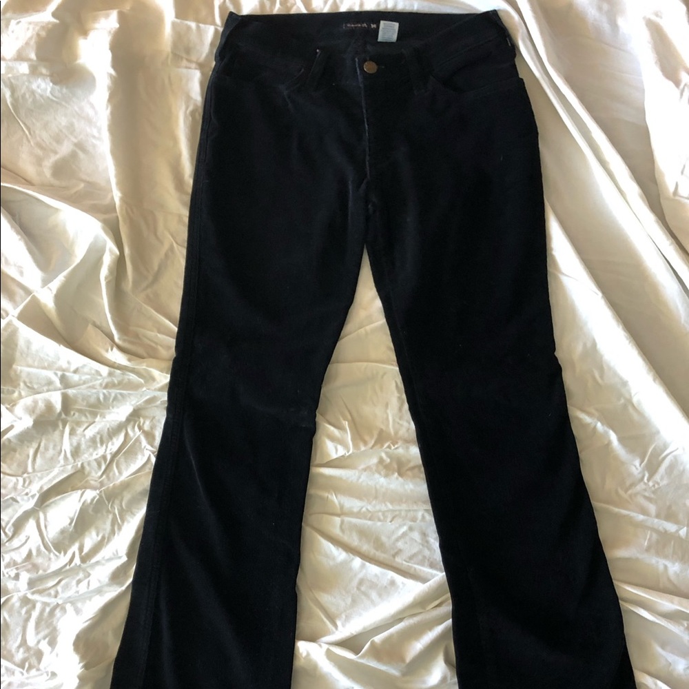 Frankie B Wide Leg Low Rise Corduroy Pants